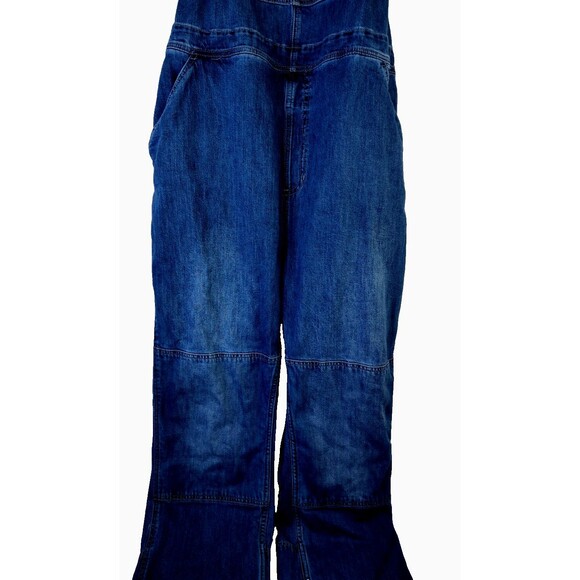 Blue Mountaiin Blue Jean Overalls Big Tall Men 3X Distressed Western Chore Work - Picture 4 of 15
